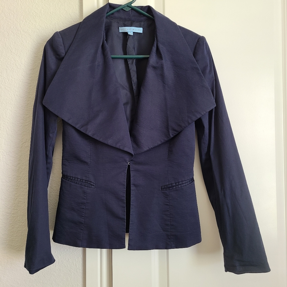 Antonio Melani Drape Collar Blazer